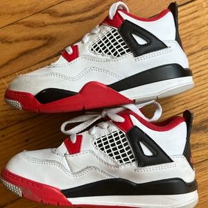 Air Jordan 4 Retro Fire Red (Toddler)